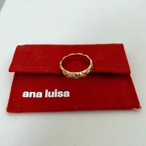 Quilted Ring - Zeta, Size 7